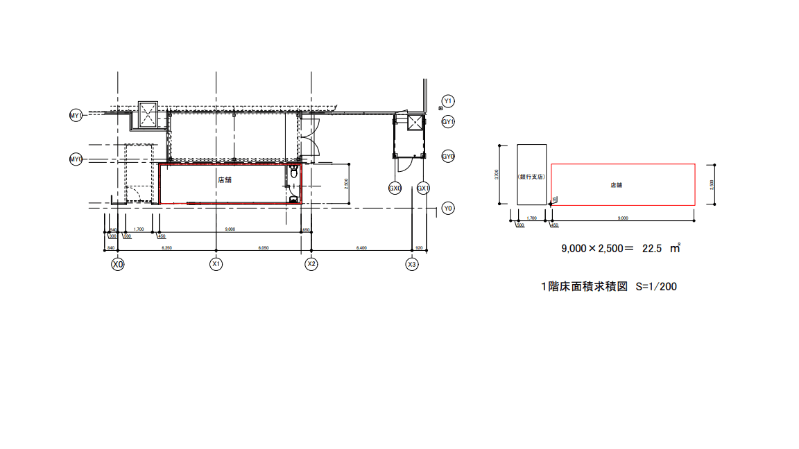 (物販、サービスでの募集中区画)の図面・フロアマップ