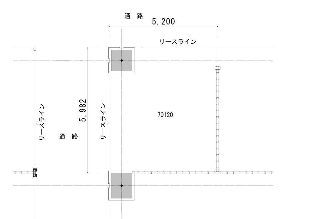 70120号区画(観光客をターゲットとした食物販・雑貨などの物販、及びサービス募集中区画)の図面・フロアマップ1