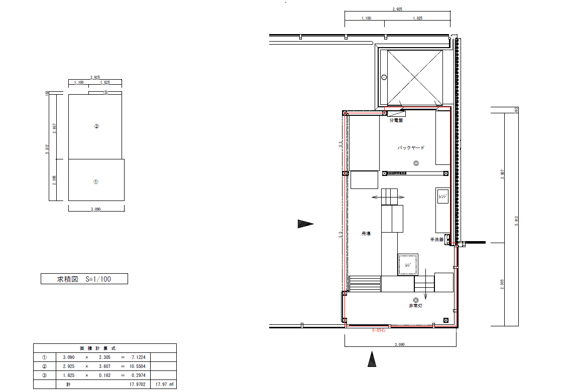 JR九州新幹線【筑後船小屋駅】構内施設の図面・フロアマップ1