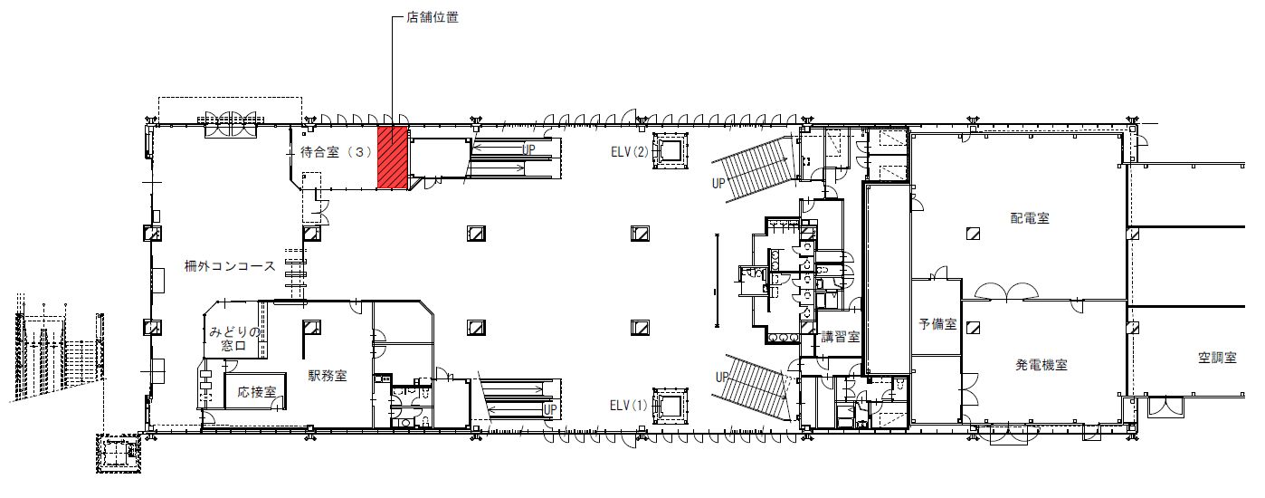 JR九州新幹線【出水駅】構内施設の図面・フロアマップ