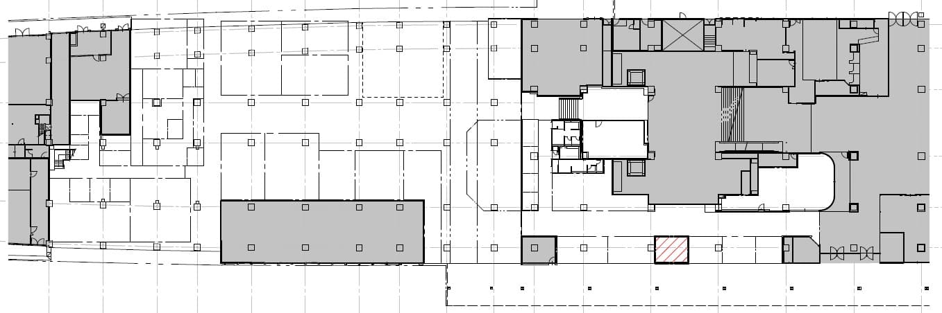 015区画(食物販ショップ募集区画)の図面・フロアマップ