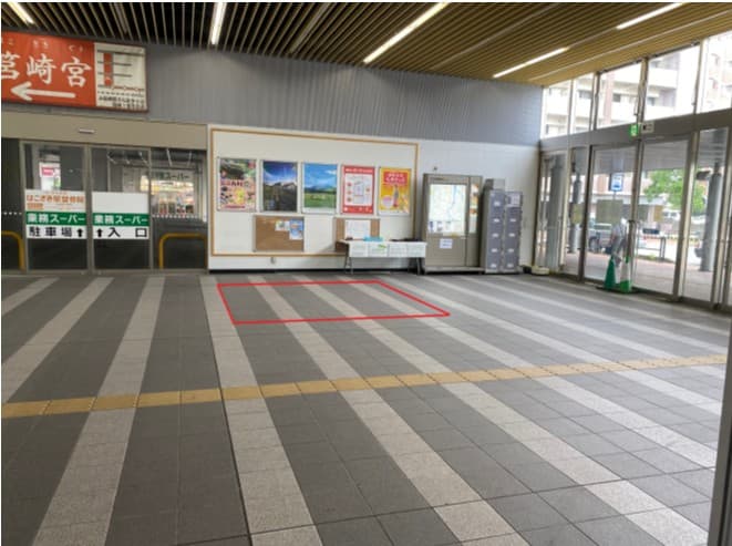 JR箱崎駅構内イベントスペース(駅改札前)の図面・フロアマップ